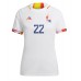 Belgia Charles De Ketelaere #22 Vieraspaita Naisten MM-kisat 2022 Lyhythihainen